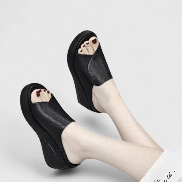 Women's Celionette Orthopedic Wedge Sandals – Comfort Arch-Support Low-Wedge Dress Sandals