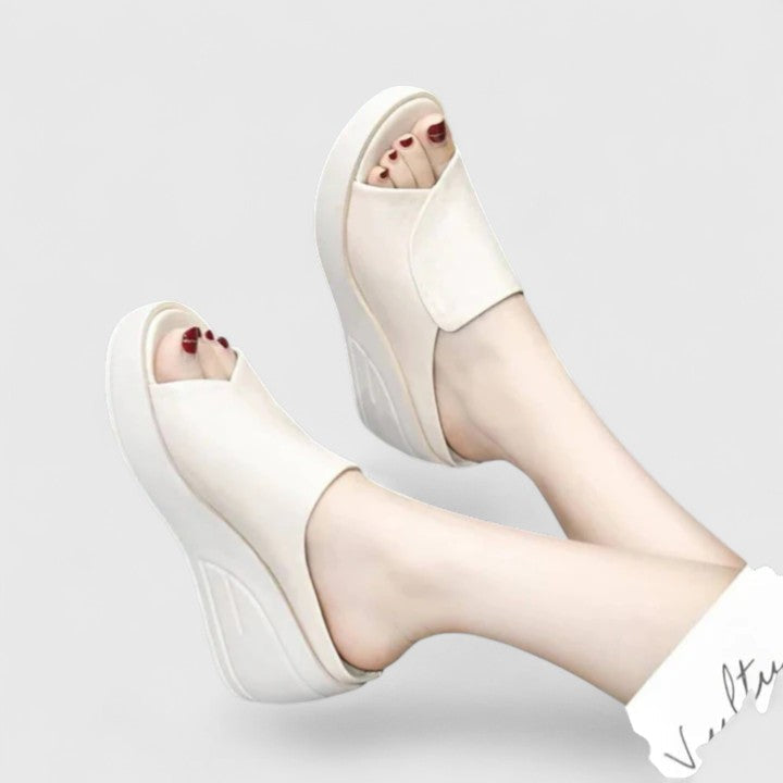 Women's Celionette Orthopedic Wedge Sandals – Comfort Arch-Support Low-Wedge Dress Sandals