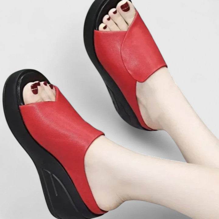Women's Celionette Orthopedic Wedge Sandals – Comfort Arch-Support Low-Wedge Dress Sandals