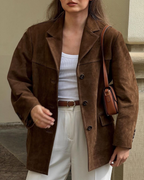 Alexa Luxe Suede Blazer Exclusive