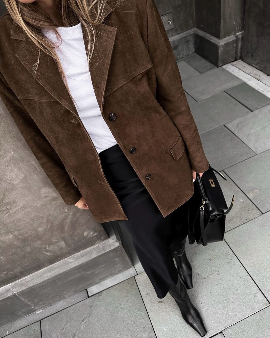 Alexa Luxe Suede Blazer Exclusive