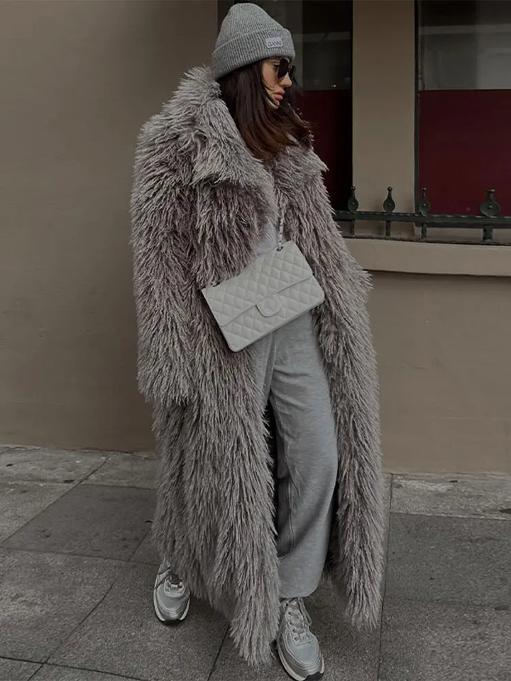 Women's Oversized Plush Coat