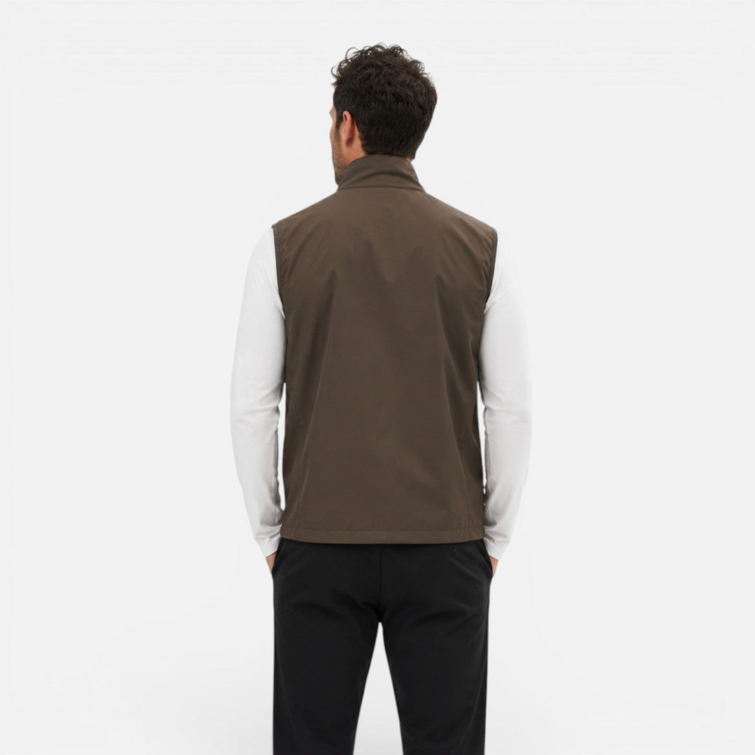 Men's Lightweight Softshell Gilet Full Zip Outdoor Vest