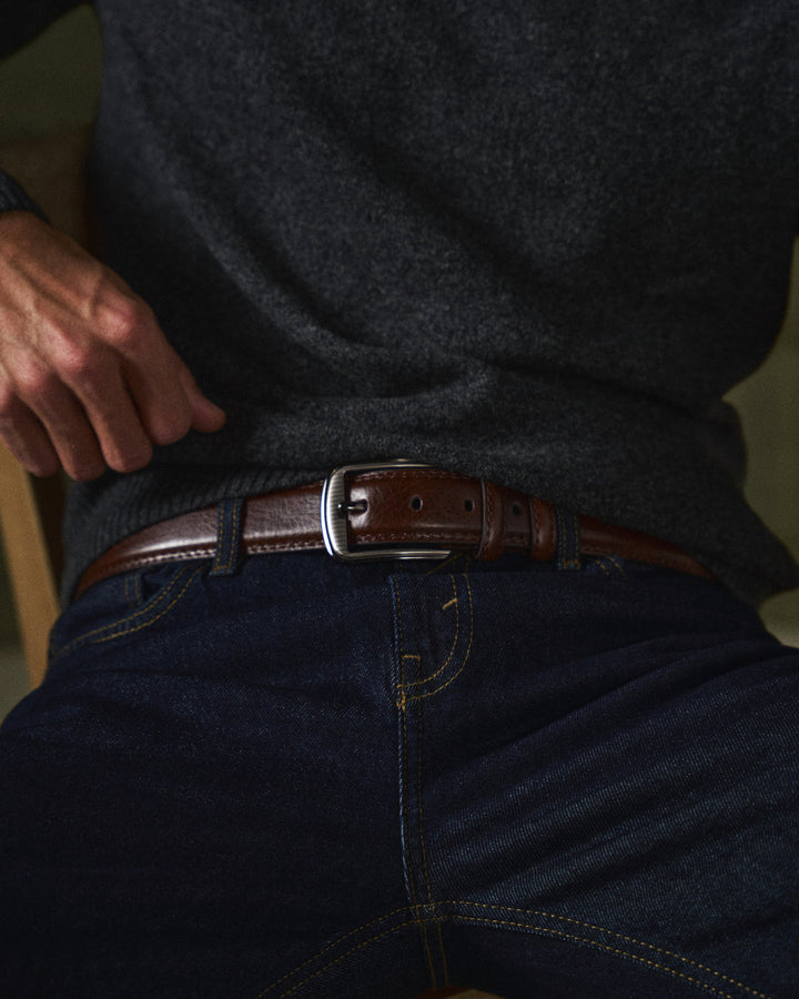 Men's 100% Cowhide Leather Belt | Heritage Style