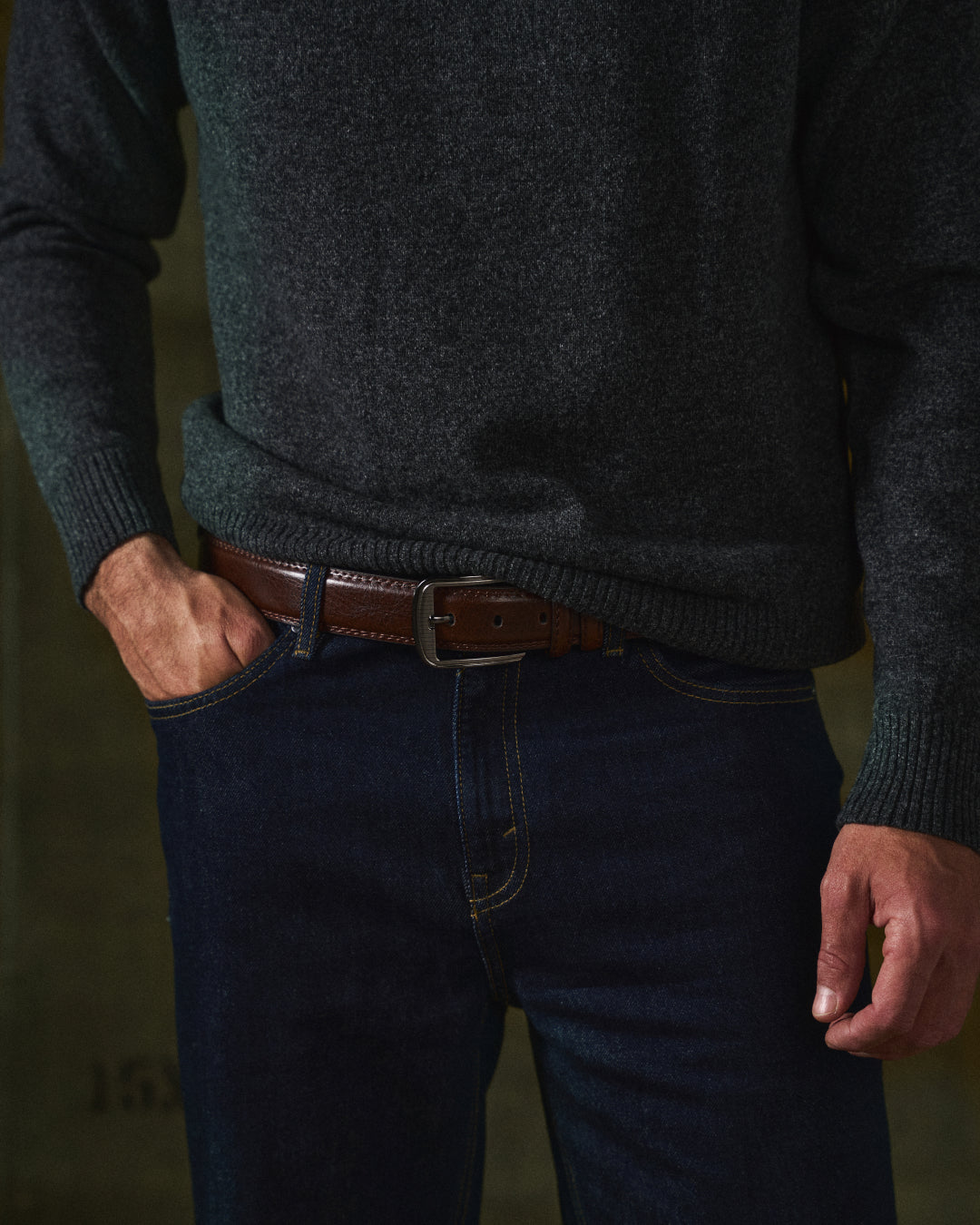 Men's 100% Cowhide Leather Belt | Heritage Style