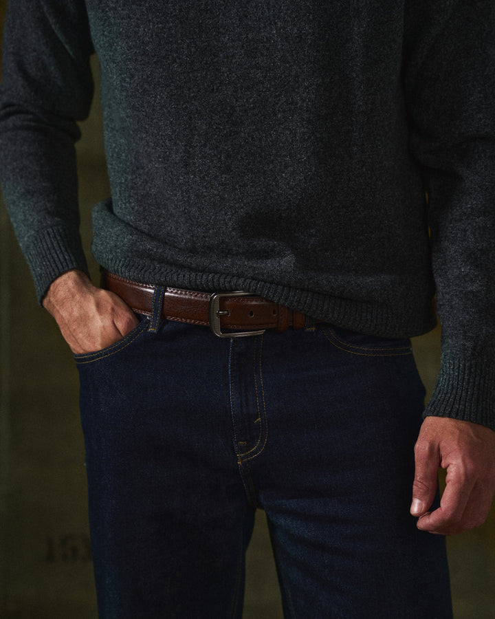 Men's 100% Cowhide Leather Belt | Heritage Style