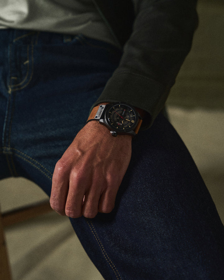 Men's Leather Watch – Curren Classic Chronograph