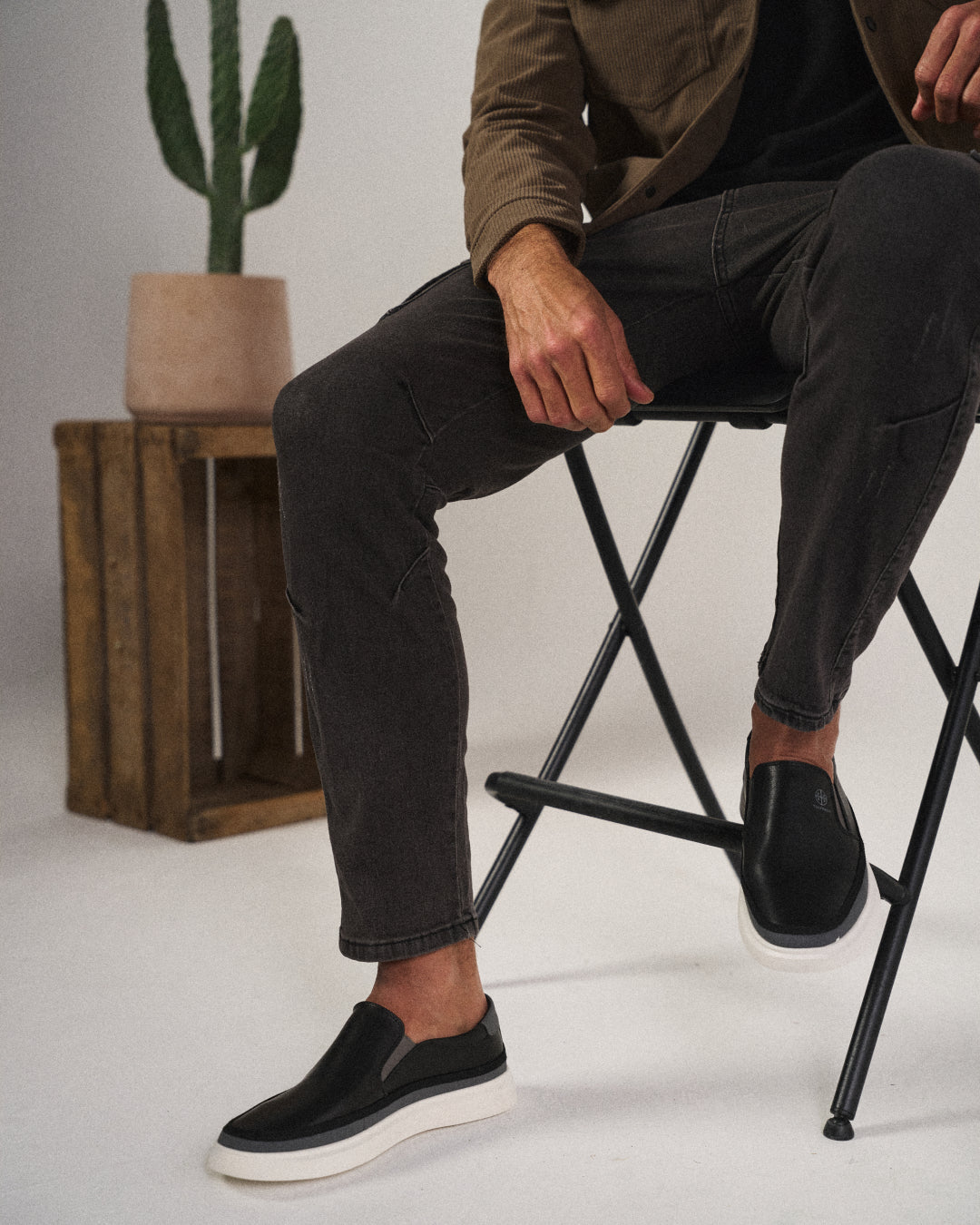 Men’s Full-Grain Leather Slip-On Shoes