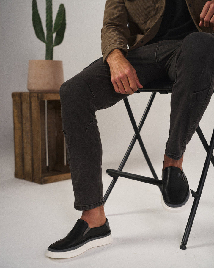 Men’s Full-Grain Leather Slip-On Shoes