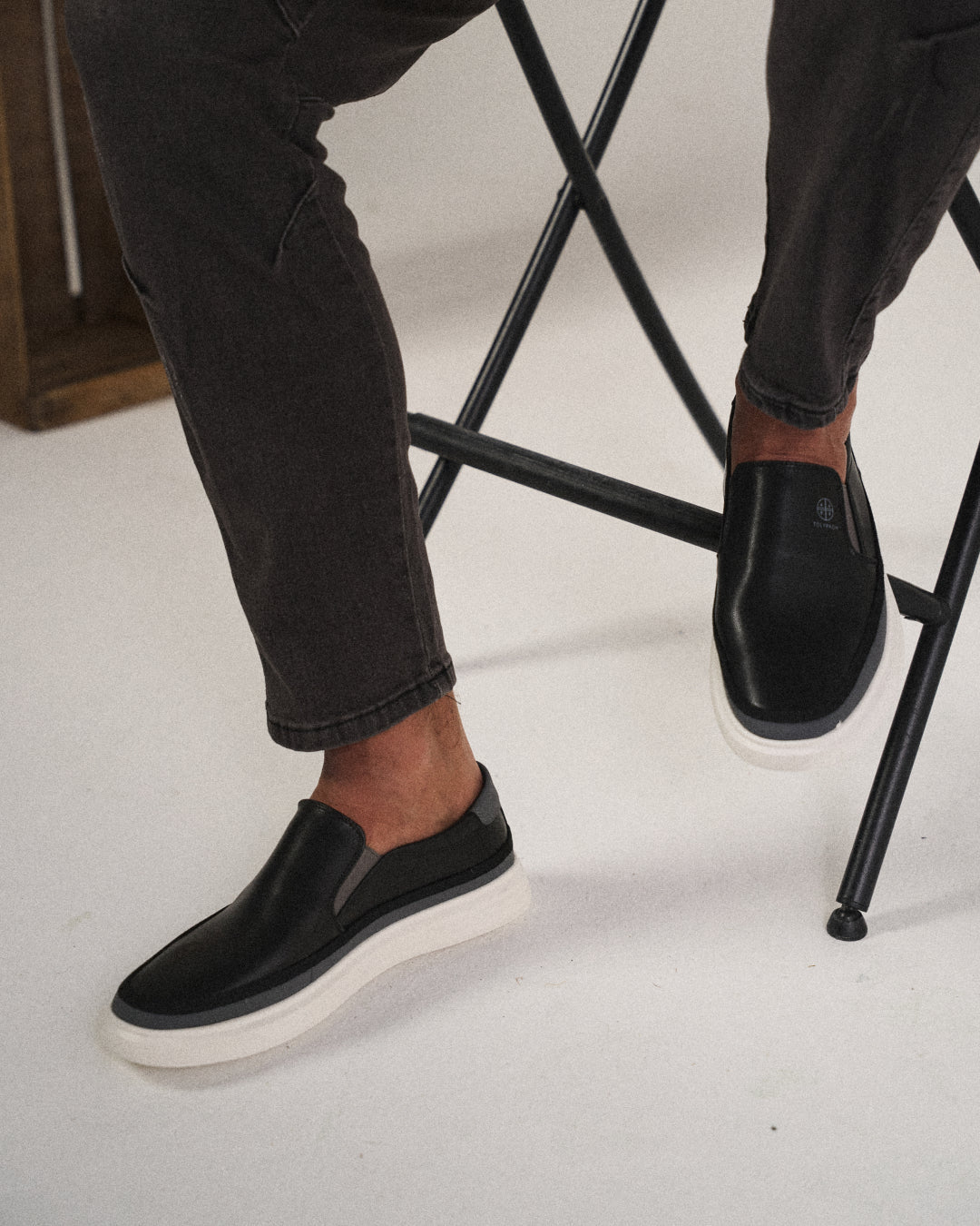 Men’s Full-Grain Leather Slip-On Shoes