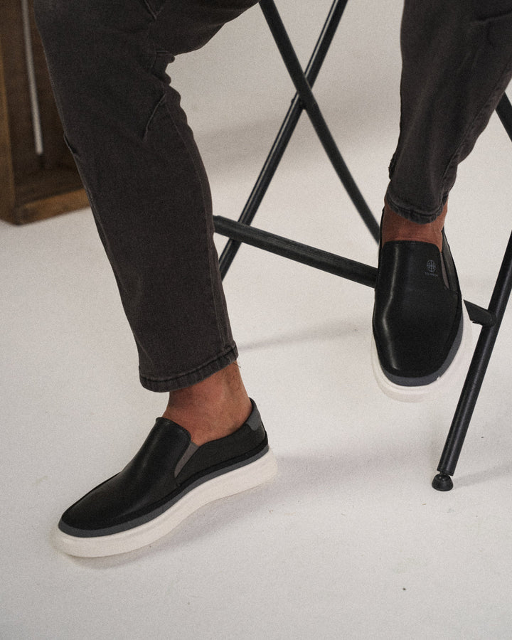 Men’s Full-Grain Leather Slip-On Shoes