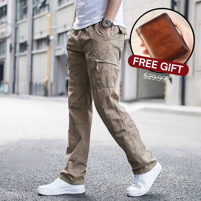 Men's Cargo Pants – Relaxed Fit Organic Cotton