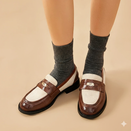 Cat Embroidered Ballet loafer for women