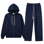 Women’s Luxe 2‑Piece Loose Fleece Hoodie & Jogger Set-HighTouch