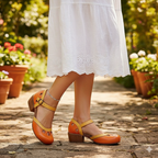 Comfortable Orthopedic Sandals with Low Heel-HighTouch