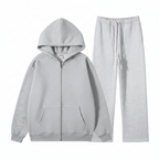 Women’s Luxe 2‑Piece Loose Fleece Hoodie & Jogger Set-HighTouch