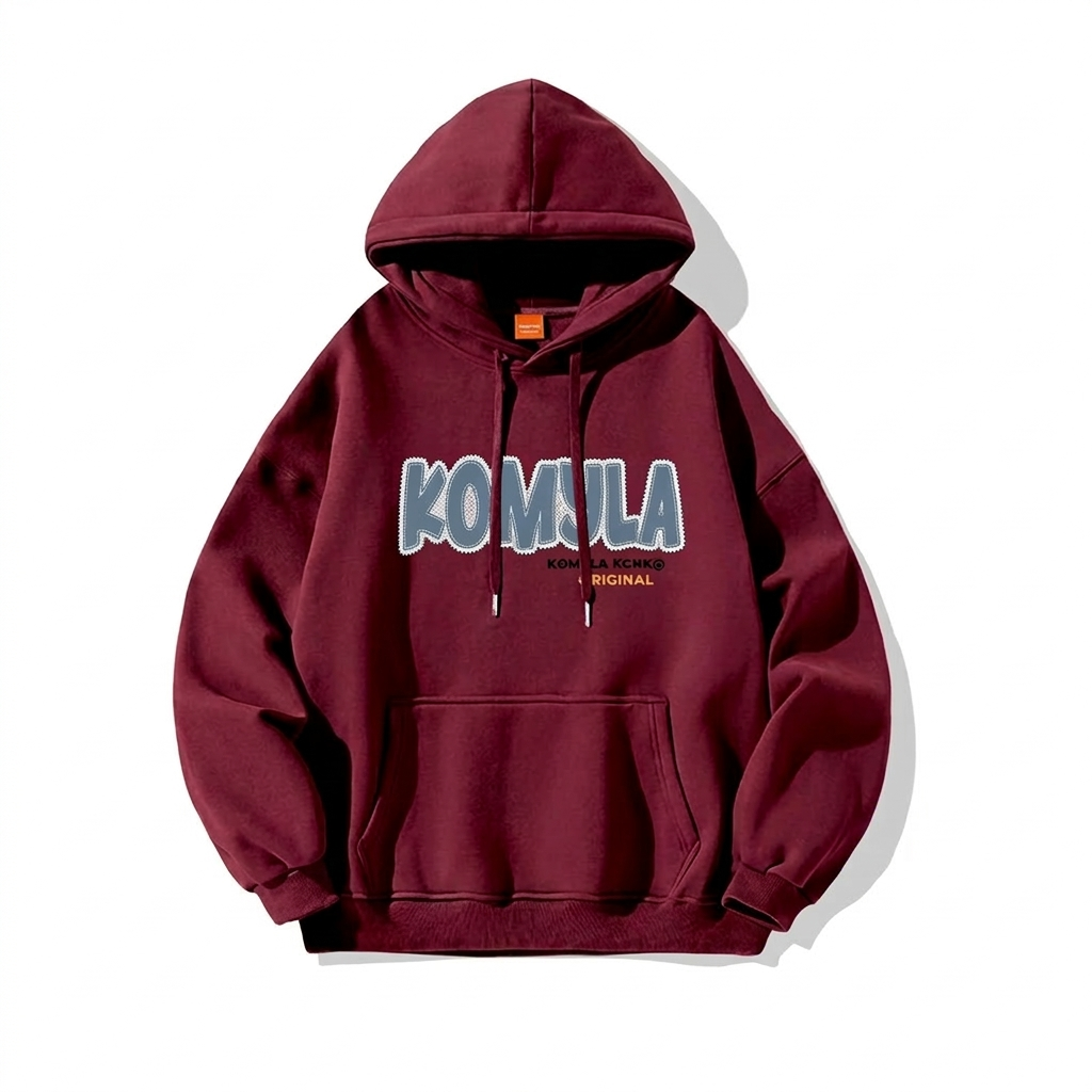 Loose Oversize Cotton Hoodie – Draped Casual Style for Spring & Autumn