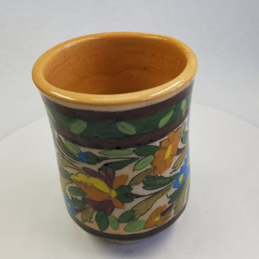 Glazed Colorful Mug Vase