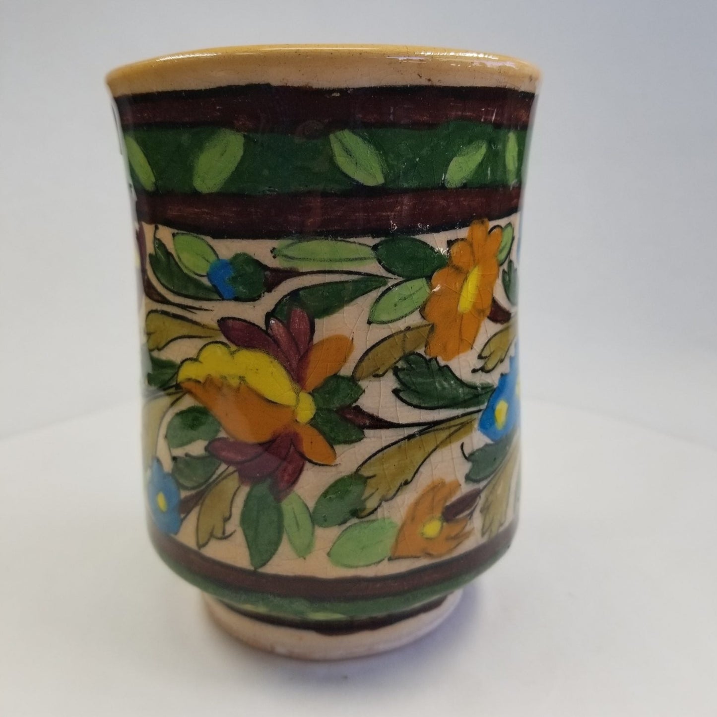 Glazed Colorful Mug Vase - HighTouch 