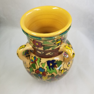Glazed Flower Vase - HighTouch 