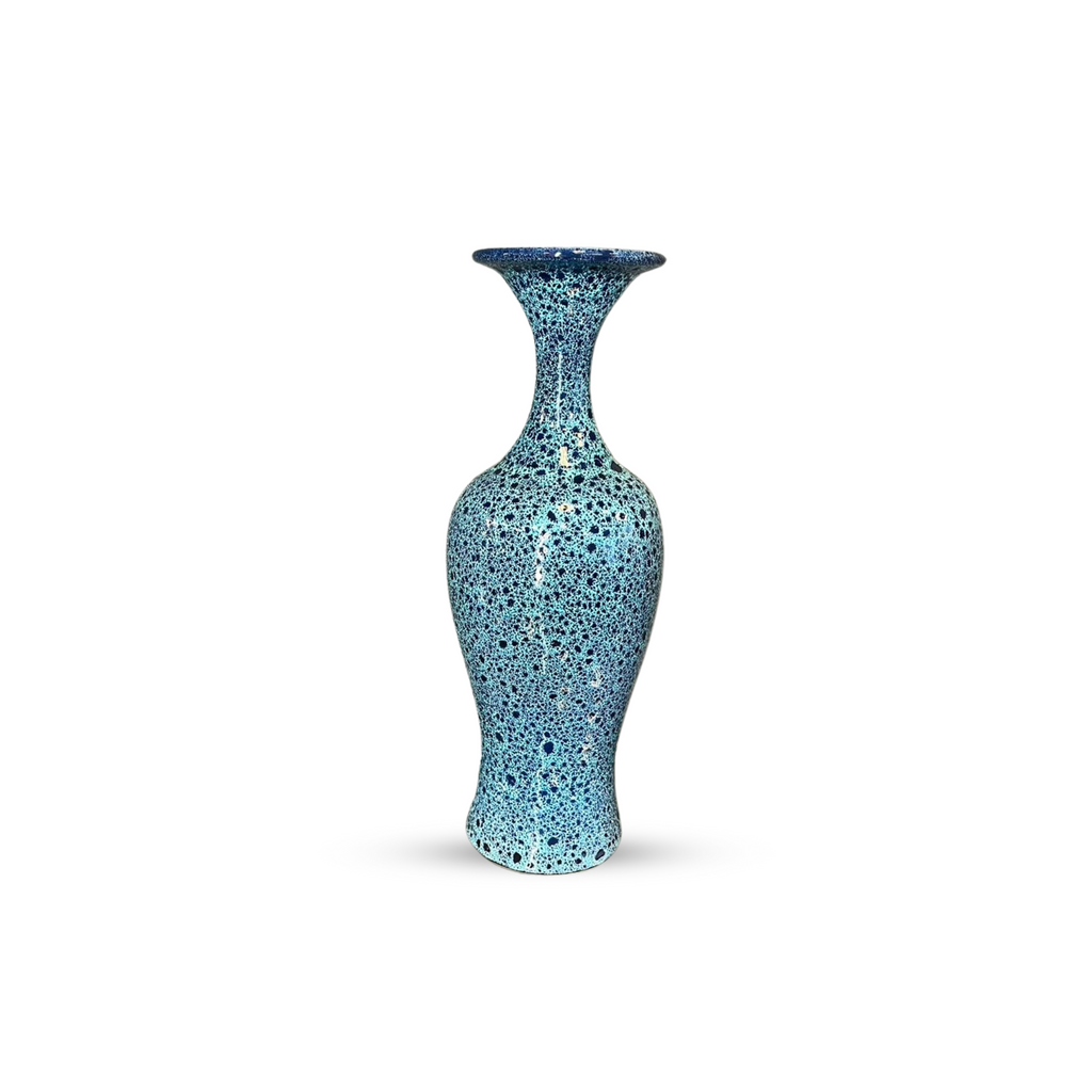 Glazed Ceramic Curve Vase