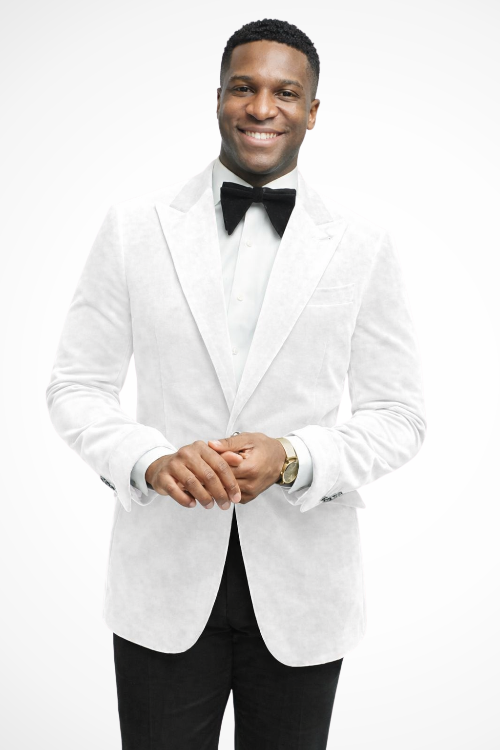 Magnusl | Men Velvet Peak Lapel Wedding Guest Blazer