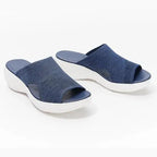 Comfort-Boost Plus-Size Beach Sandals – Hidden Lift, Wide-Fit, All-Day Ease-HighTouch