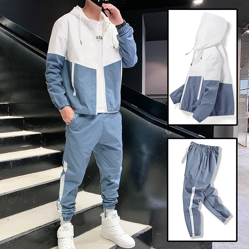 Men’s Hip Hop Tracksuit Set-HighTouch