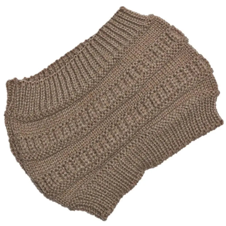 Women’s Ponytail Knitted Beanie-HighTouch
