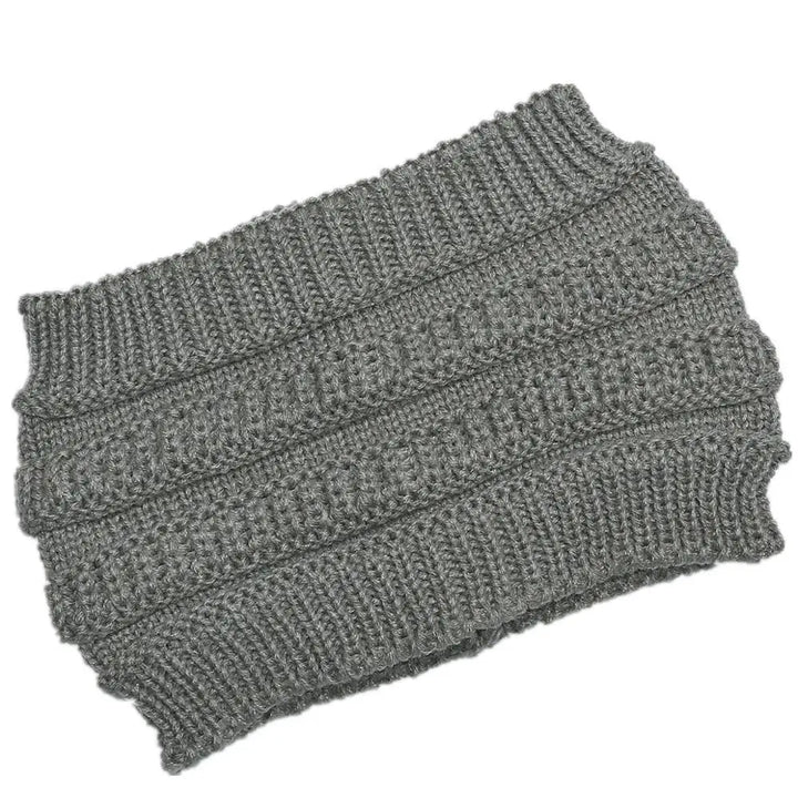 Women’s Ponytail Knitted Beanie-HighTouch