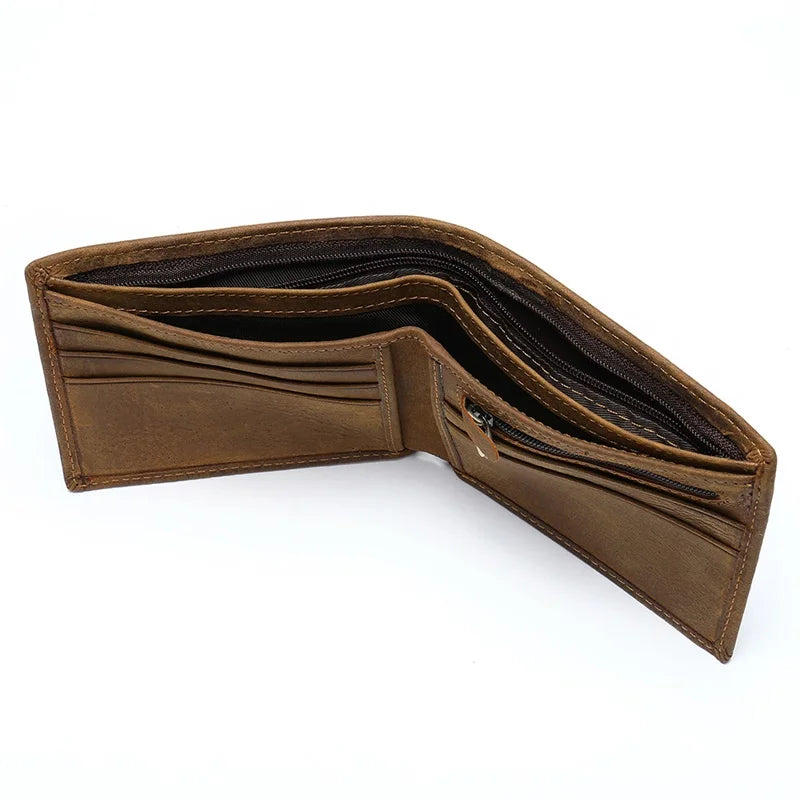 Premium Slim Cowhide Bifold Wallet