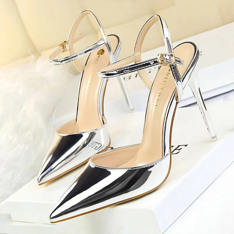 Patent Stiletto Heels-HighTouch