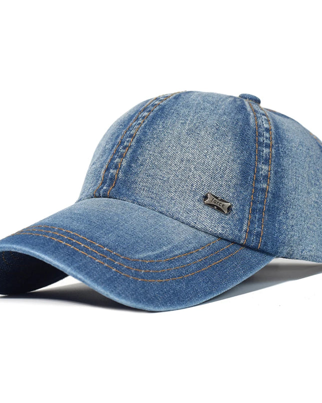 Vintage Washed Cotton Low-Profile Baseball Cap – Unisex Adjustable Dad Hat