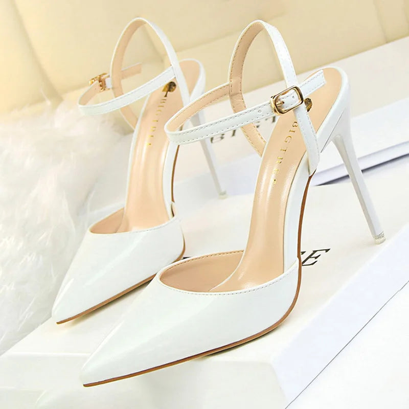 Patent Stiletto Heels-HighTouch