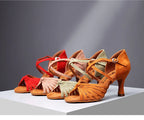 Women’s Ballroom & Latin Dance Shoes – Salsa, Tango, Jazz Style-HighTouch
