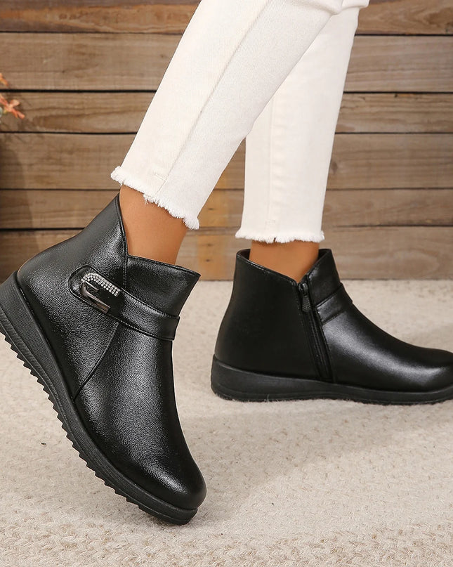 Women’s Warm Winter Snow Boots – Cozy, Non‑Slip Safety