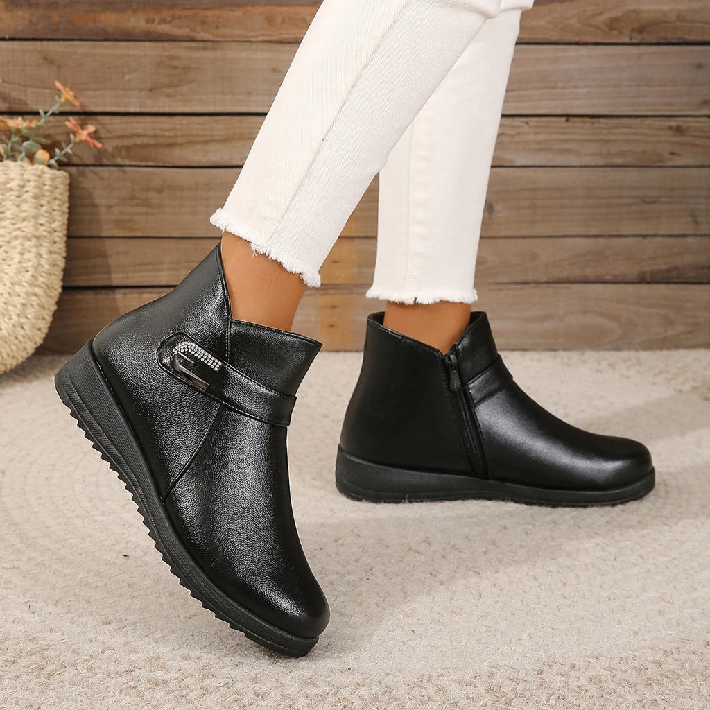 Women’s Warm Winter Snow Boots – Cozy, Non‑Slip Safety