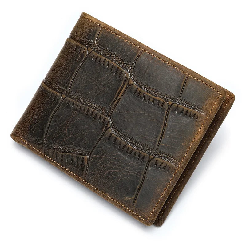 Premium Slim Cowhide Bifold Wallet
