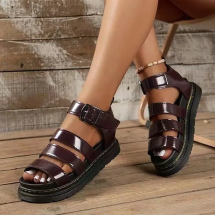 Bold Summer Chunky Platform Sandals – Stylish, Cushioned & Non‑Slip