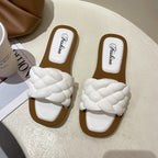 Korean Style Women's Open Toe Summer Platform Sandals – Lightweight, Anti-Slip, Casual Beach Slippers-HighTouch
