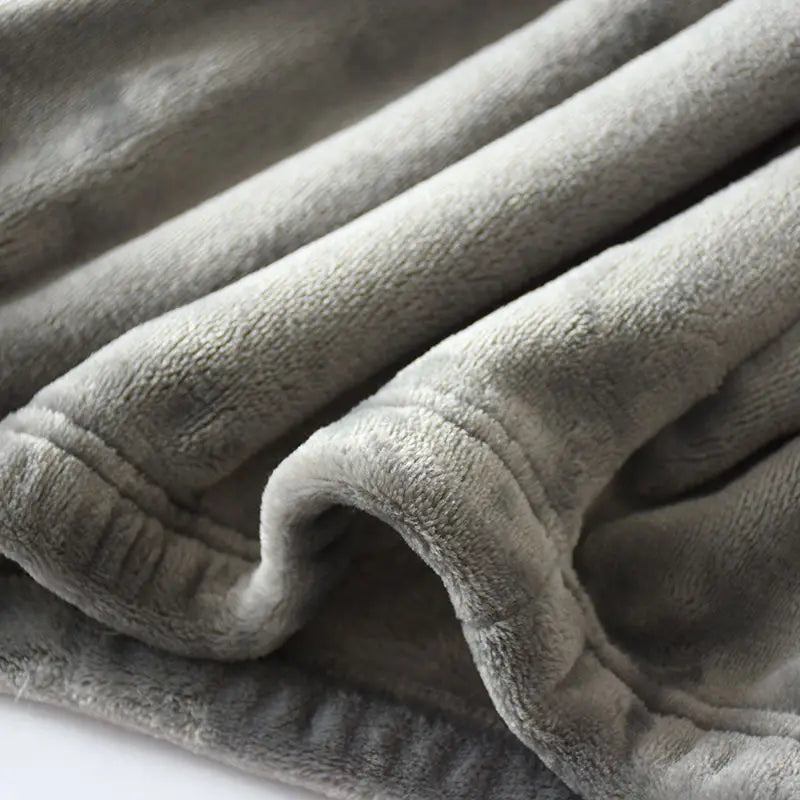 Thick Velvet & Flannel 2-Piece Pajama Set Men