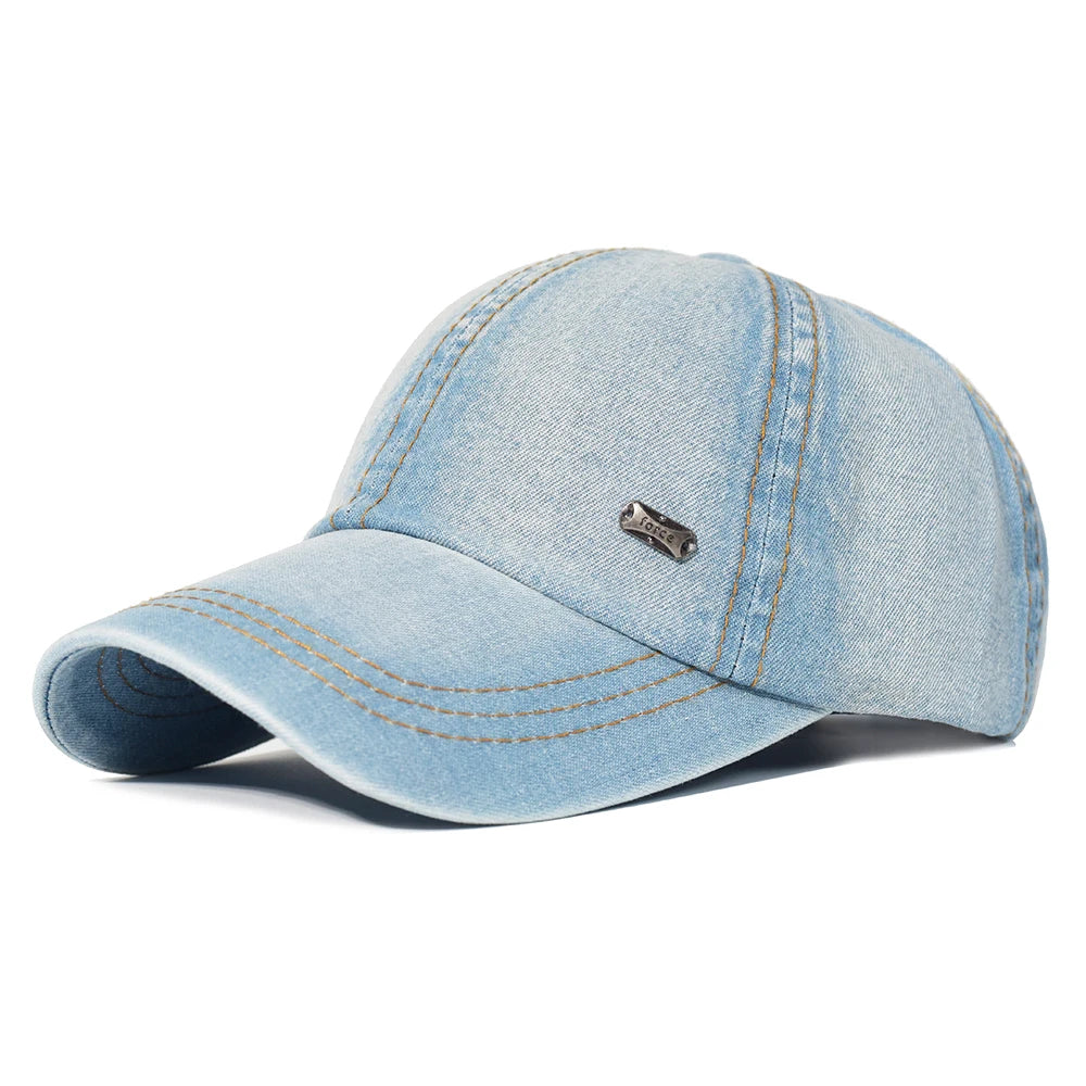 Vintage Washed Cotton Low-Profile Baseball Cap – Unisex Adjustable Dad Hat-HighTouch