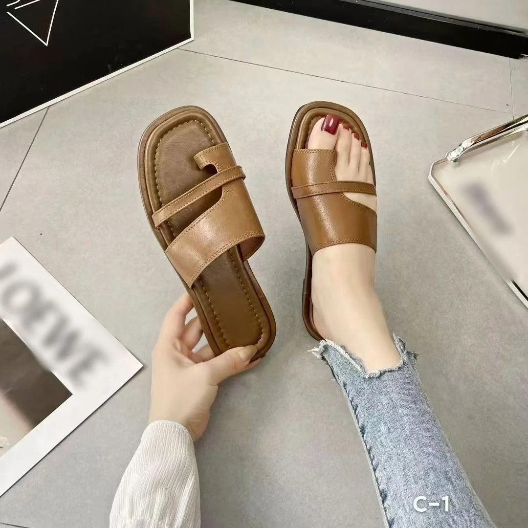 Women's Fashion Sandals – Peep Toe, Strap, Rhinestone Decor-HighTouch
