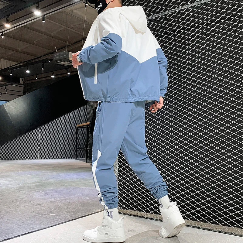 Men’s Hip Hop Tracksuit Set-HighTouch