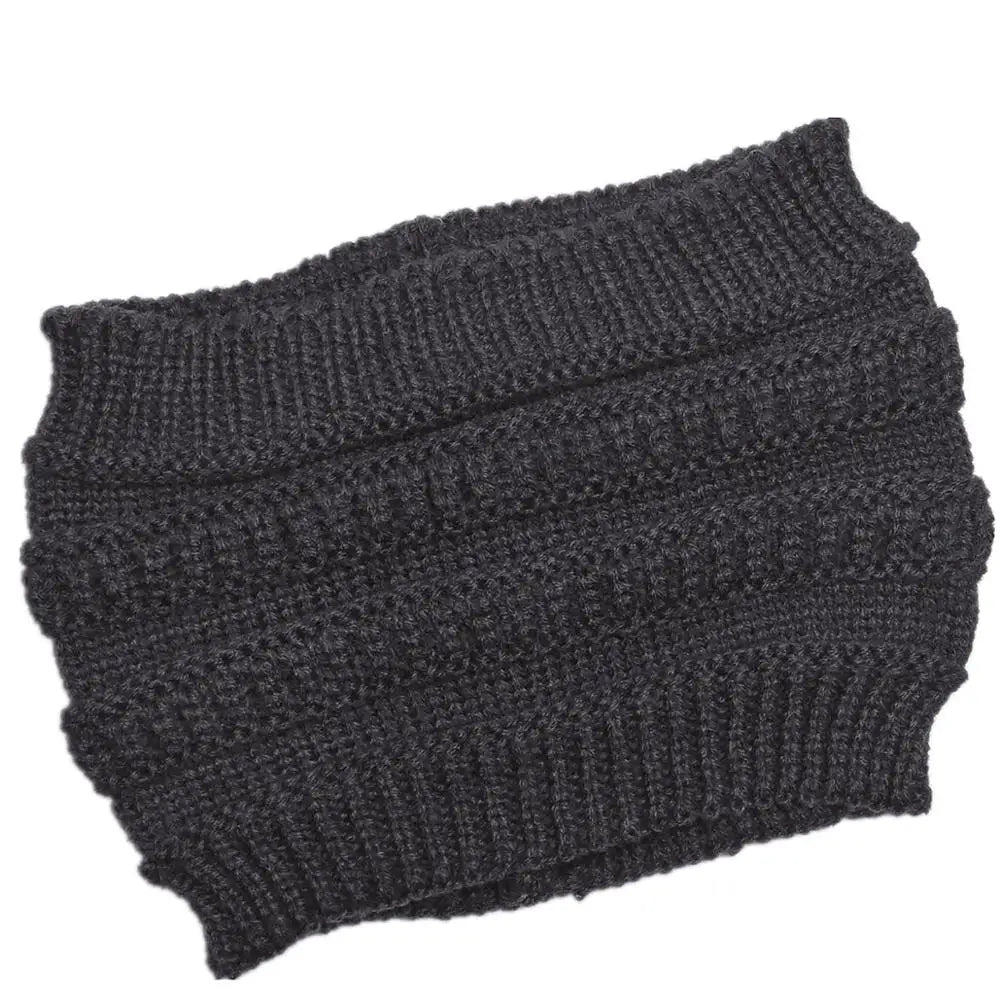 Women’s Ponytail Knitted Beanie-HighTouch