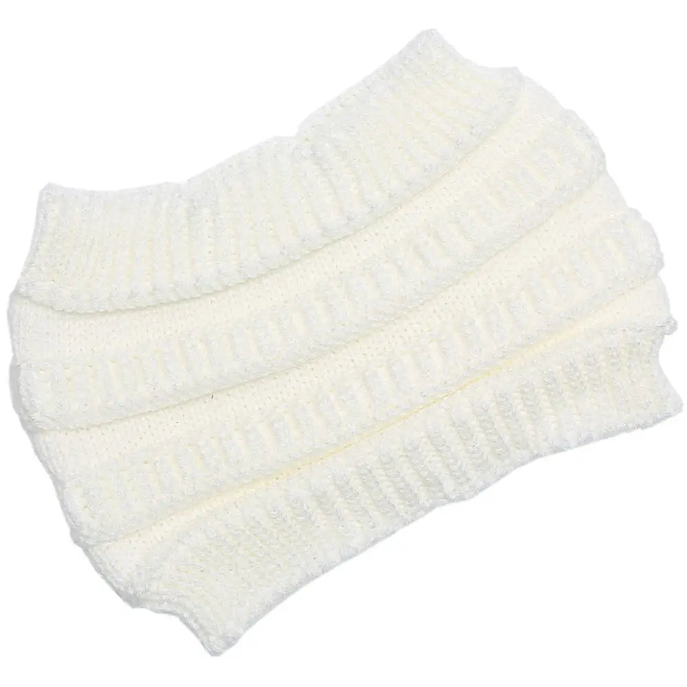 Women’s Ponytail Knitted Beanie-HighTouch