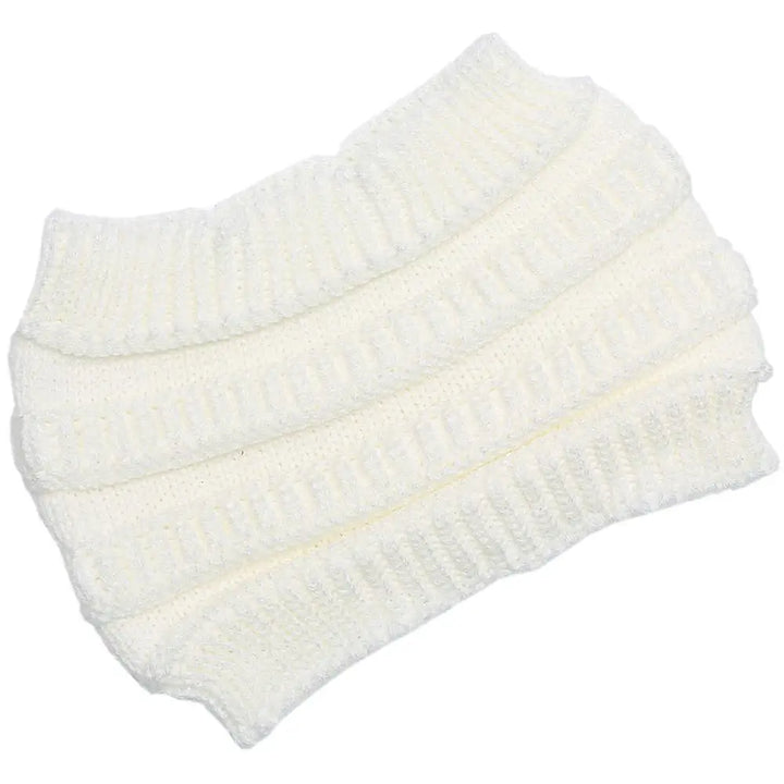 Women’s Ponytail Knitted Beanie-HighTouch