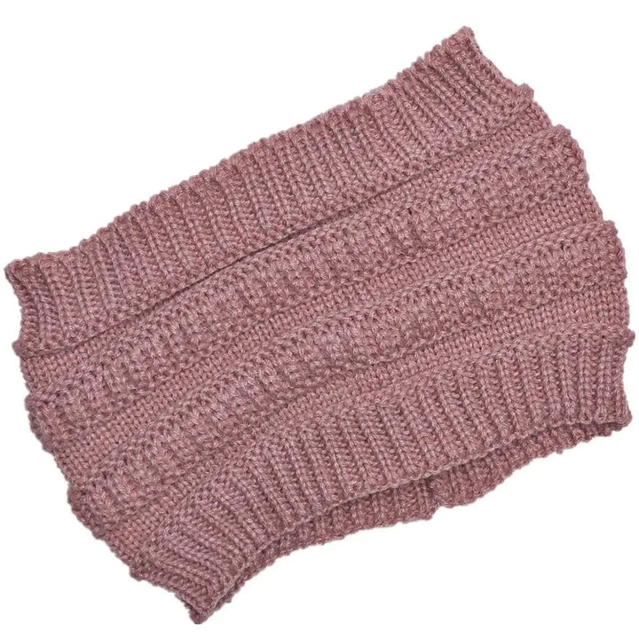 Women’s Ponytail Knitted Beanie-HighTouch