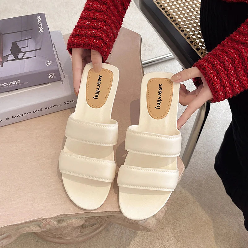 Women's Summer Anti-Slip Sandals – Korean Style Casual Slides-HighTouch
