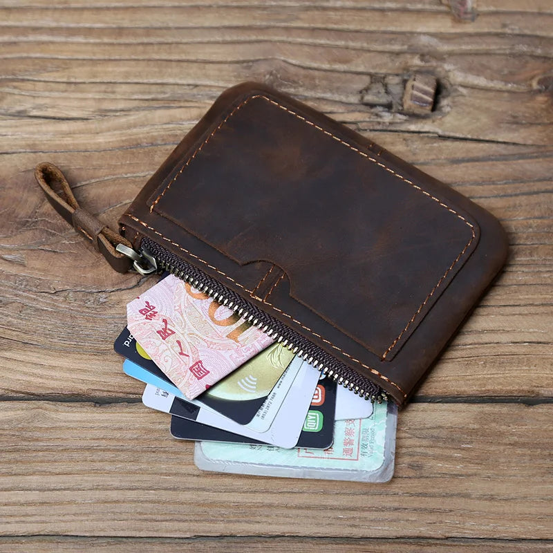 Leather Mini Coin Wallet